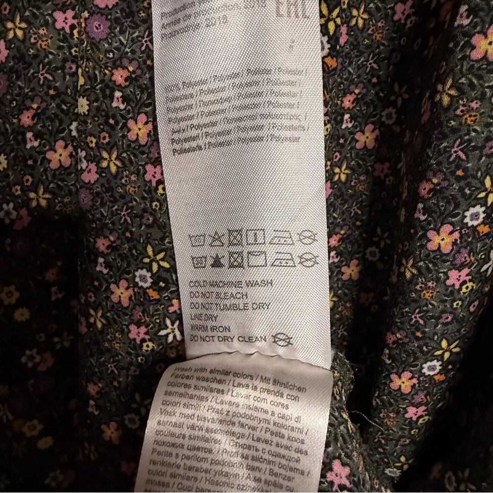 Jacqueline de Yong Floral Midi Dress - Black and Purple - Picture 8 of 12